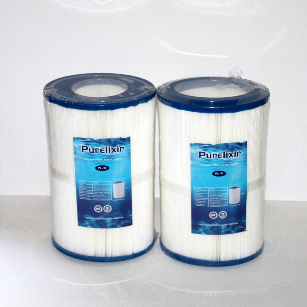2 Purelixir PL-30 Pool Spa Filter PDM30 oval